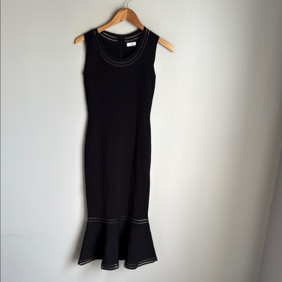 Akris - Sleeveless flared dress in black 2 - Picture 2 of 13
